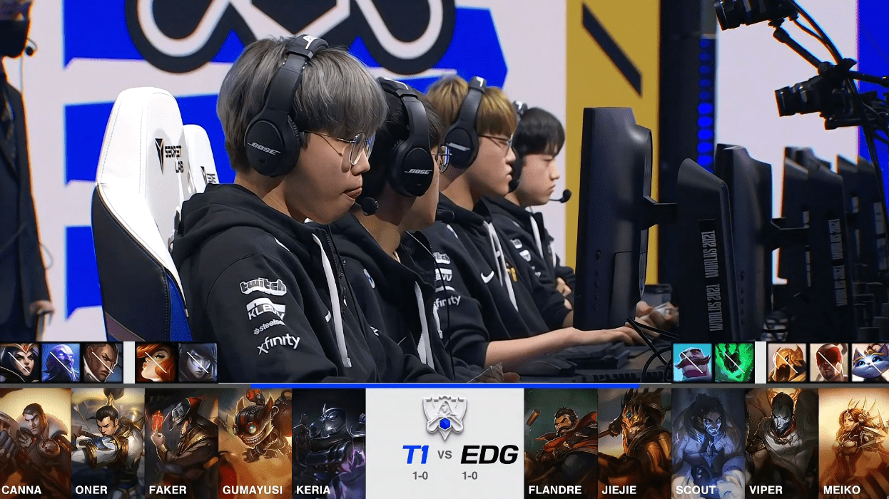 关于EDG轻取T1,ShowMaker送出助攻的信息 关于EDG轻取T1,ShowMaker送出助攻的信息